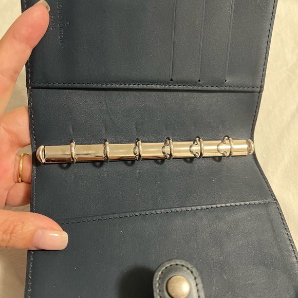 EUC Vintage Louis Vuitton Vernis Small Agenda in Navy Blue - Picture 6 of 7